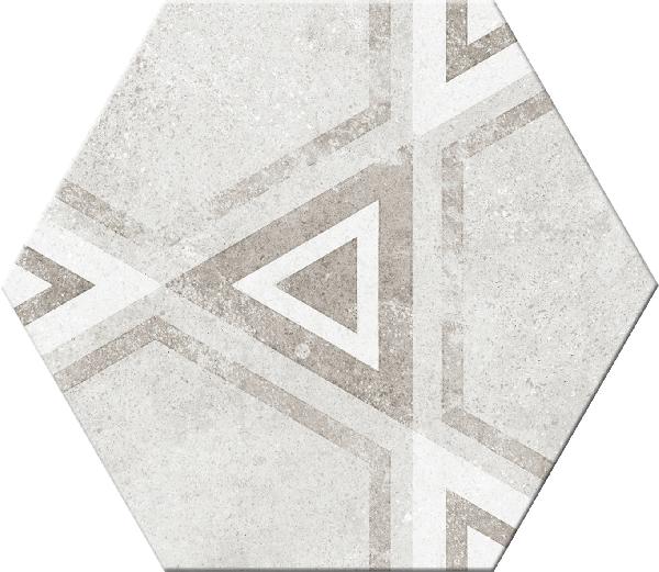 HEXAGONAL VERSALLES GRIS MIX