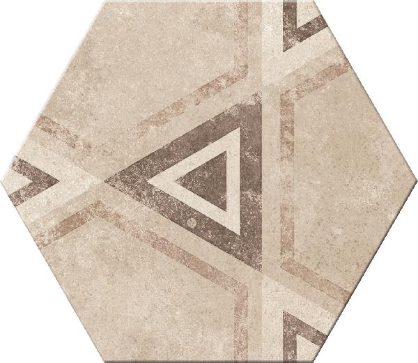 HEXAGONAL VERSALLES BEIGE MIX