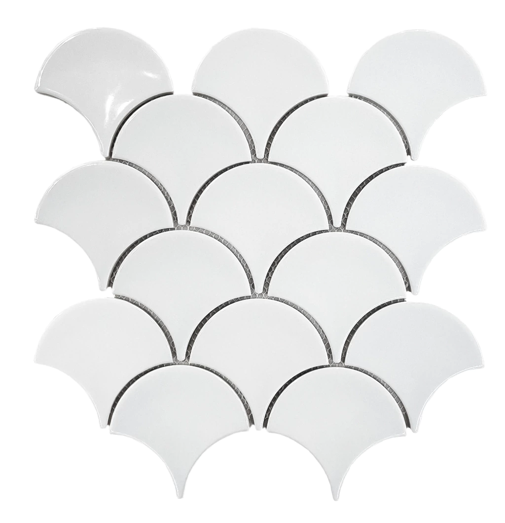 FISH SCALE MINIMAL WHITE 25,9 X 27,3