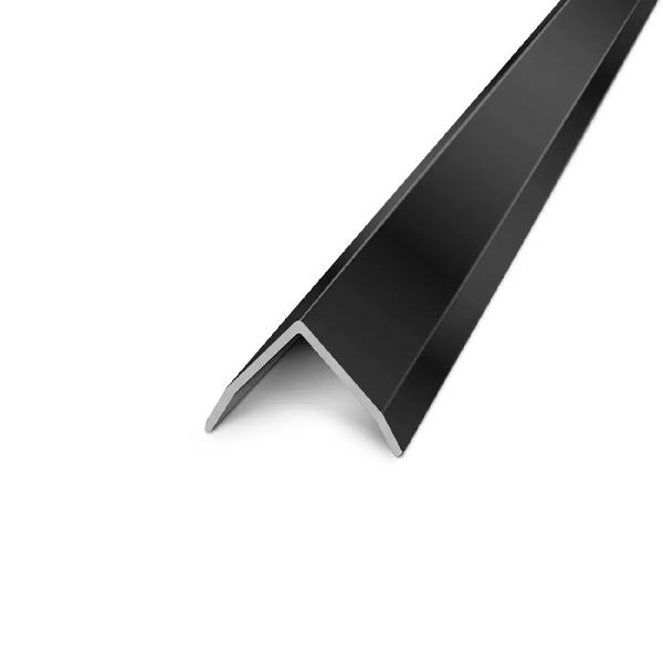 TAPACANTO ALUMINIO NEGRO 16MM X 16MM