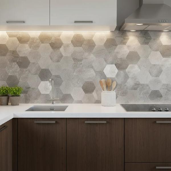 HEXAGONAL LUXOR GRIS,&nbsp;CERAR,&nbsp;HEXAGONOS 20X23,&nbsp;CERAR
