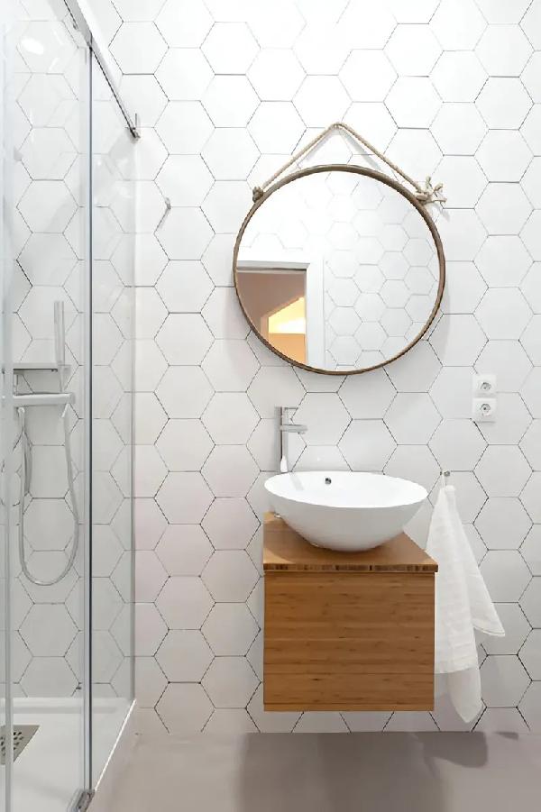 HEXAGONAL LISO BLANCO MATE,&nbsp;CERAR,&nbsp;HEXAGONOS 20X23,&nbsp;CERAR