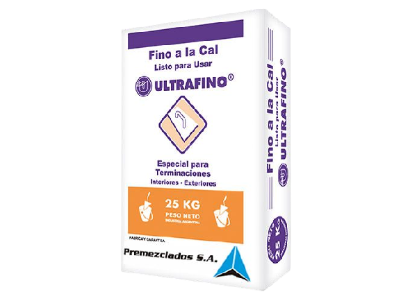 ULTRAFINO A LA CAL -INTERIOR-EXTERIOR- X 25 KG